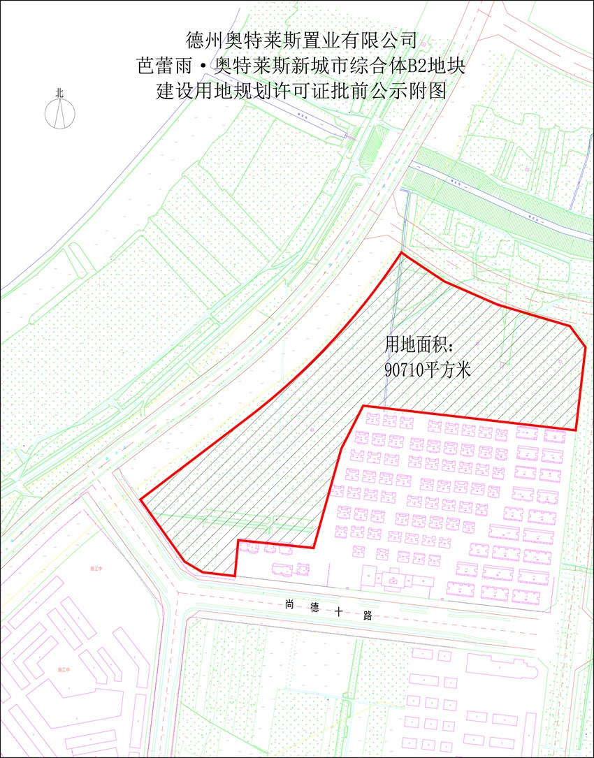 德州房产 规划批前公示 芭蕾雨·奥特莱斯新城市综合体b2地块建设用地