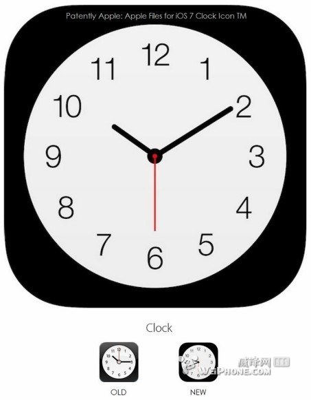 苹果正在美加申请注册大量ios7图标商标