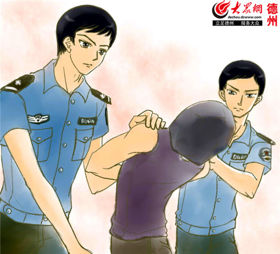 德州警察画图说僧侣漫画过年之漫画夜11民警图片