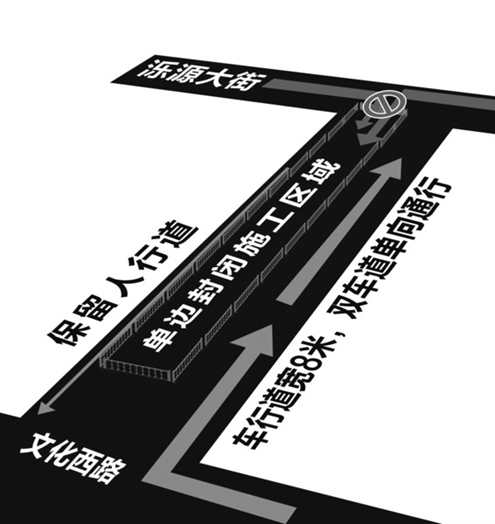 交通疏导示意图 制图/张攀峰